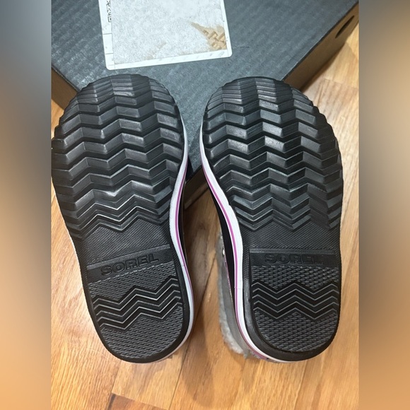 Sorel CHILDREN'S YOOT PAC™ NYLON BOOT Gray/Pink Little Kids Size 11 - Picture 7 of 9